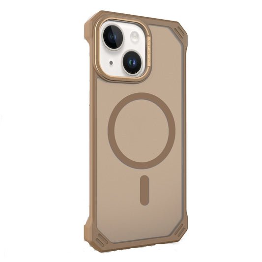 For iPhone 15 Starshield Frameless MagSafe PC Phone Case(Desert Gold) - iPhone 15 Cases by buy2fix | Online Shopping UK | buy2fix
