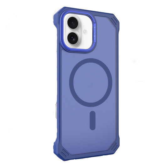 For iPhone 16 Plus Starshield Frameless MagSafe PC Phone Case(Blue) - iPhone 16 Plus Cases by buy2fix | Online Shopping UK | buy2fix