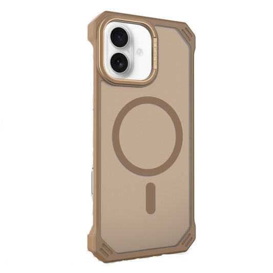For iPhone 16 Plus Starshield Frameless MagSafe PC Phone Case(Desert Gold) - iPhone 16 Plus Cases by buy2fix | Online Shopping UK | buy2fix
