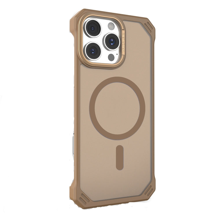 For iPhone 16 Pro Starshield Frameless MagSafe PC Phone Case(Desert Gold) - iPhone 16 Pro Cases by buy2fix | Online Shopping UK | buy2fix