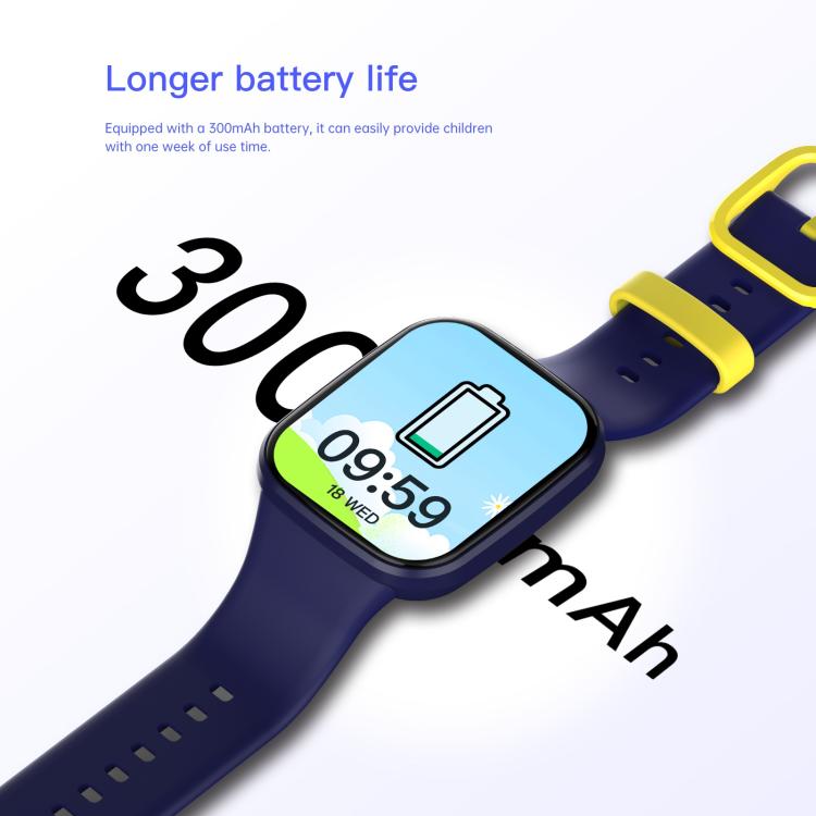 Wish 6 1.69 inch TFT Color Screen IP68 Waterproof Children Companion Smart Watch(Blue) - Smart Watches by buy2fix | Online Shopping UK | buy2fix
