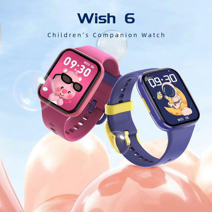 Wish 6 1.69 inch TFT Color Screen IP68 Waterproof Children Companion Smart Watch(Purple) - Smart Watches by buy2fix | Online Shopping UK | buy2fix