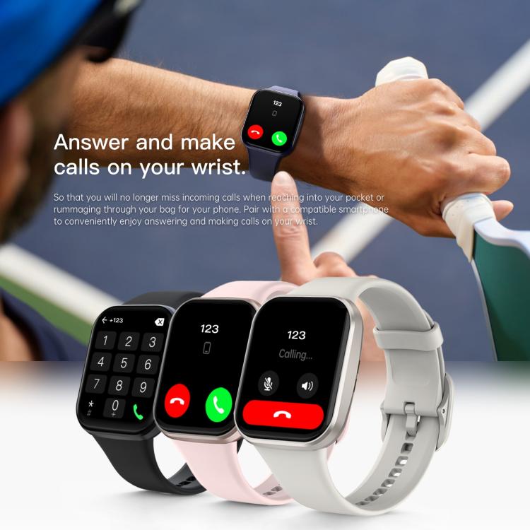 Q23 Pro 1.83 inch Color Screen IP68 Waterproof Bluetooth Call Smart Watch, Support Health Monitoring(Wine Red) - Smart Watches by buy2fix | Online Shopping UK | buy2fix