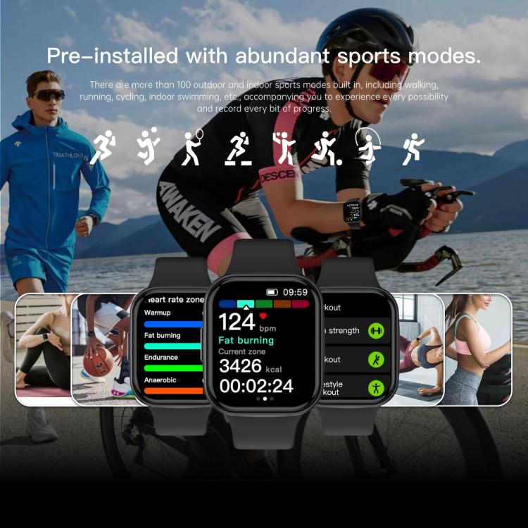 Q23 Pro 1.83 inch Color Screen IP68 Waterproof Bluetooth Call Smart Watch, Support Health Monitoring(Pink) - Smart Watches by buy2fix | Online Shopping UK | buy2fix