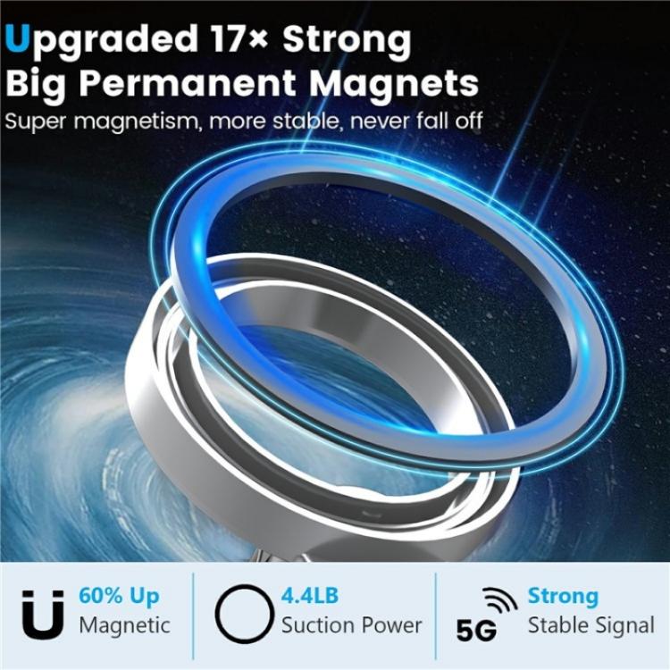 159A 360 Degree Rotation Adhesive Base Magnetic Car Dashboard Mount Phone Holder Bracket - Universal Car Holders by buy2fix | Online Shopping UK | buy2fix