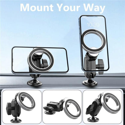 159A 360 Degree Rotation Adhesive Base Magnetic Car Dashboard Mount Phone Holder Bracket - Universal Car Holders by buy2fix | Online Shopping UK | buy2fix