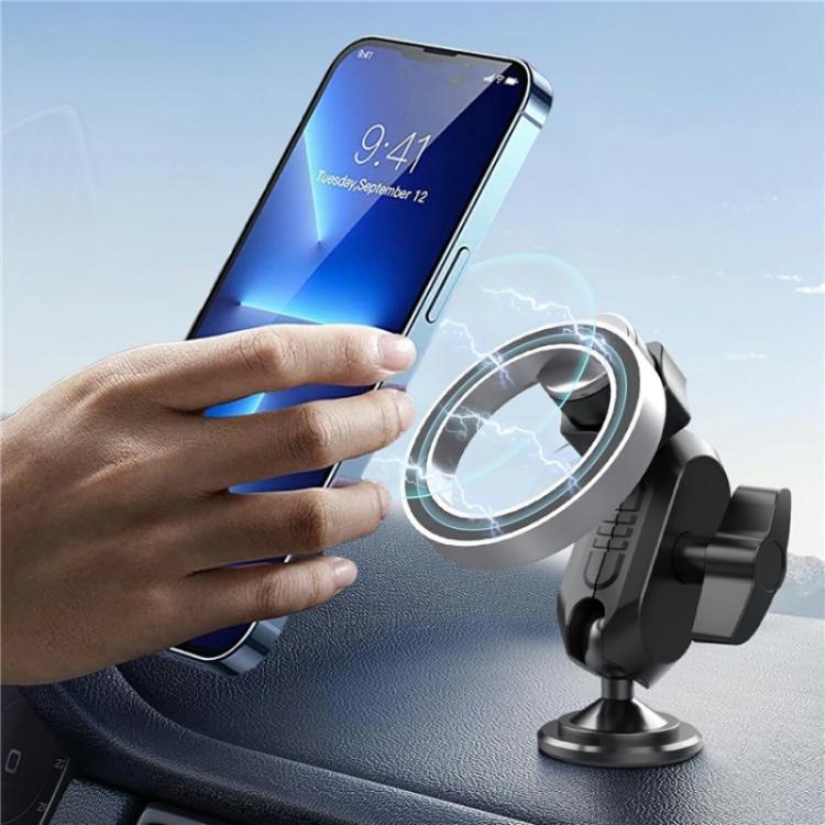 159A 360 Degree Rotation Adhesive Base Magnetic Car Dashboard Mount Phone Holder Bracket - Universal Car Holders by buy2fix | Online Shopping UK | buy2fix