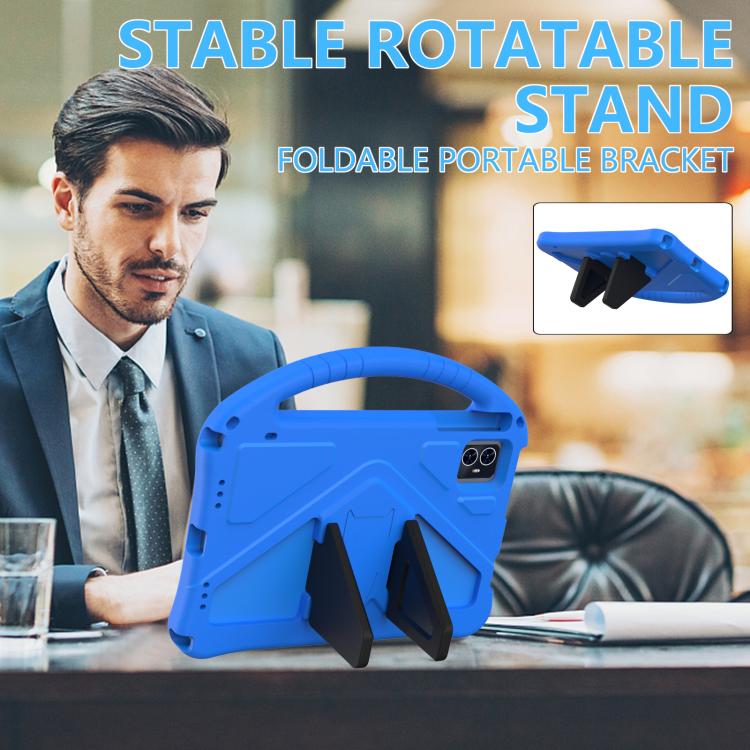 For onn. 10.1 Tablet Gen 4 2024 EVA Shockproof Tablet Case with Holder(Blue) - Others by buy2fix | Online Shopping UK | buy2fix
