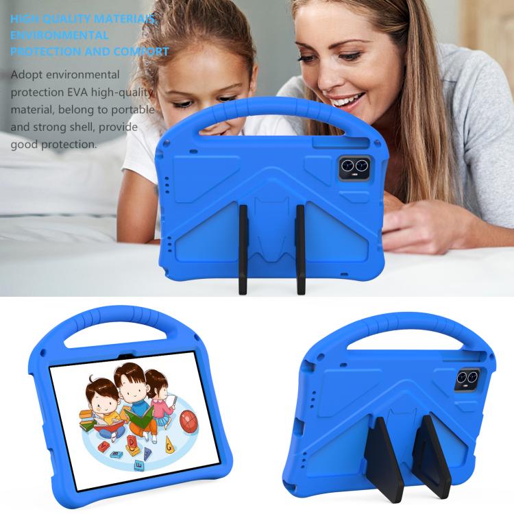 For onn. 10.1 Tablet Gen 4 2024 EVA Shockproof Tablet Case with Holder(Blue) - Others by buy2fix | Online Shopping UK | buy2fix
