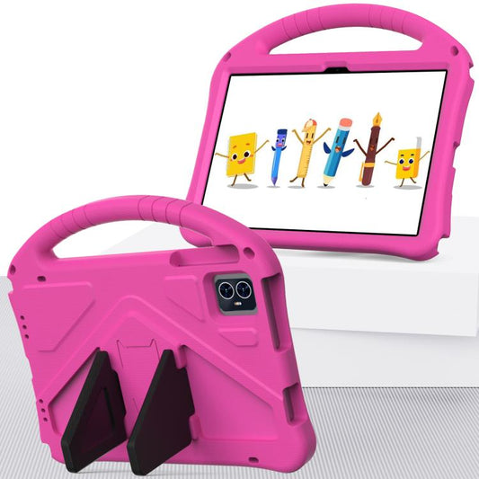 For onn. 10.1 Tablet Gen 4 2024 EVA Shockproof Tablet Case with Holder(RoseRed) - Others by buy2fix | Online Shopping UK | buy2fix