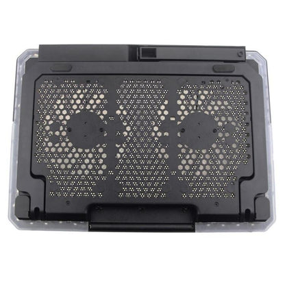 CP252 Adjustable Angle Notebook Cooler Stand Dual Fan Laptop Cooling Pad - Cooling Pads by buy2fix | Online Shopping UK | buy2fix