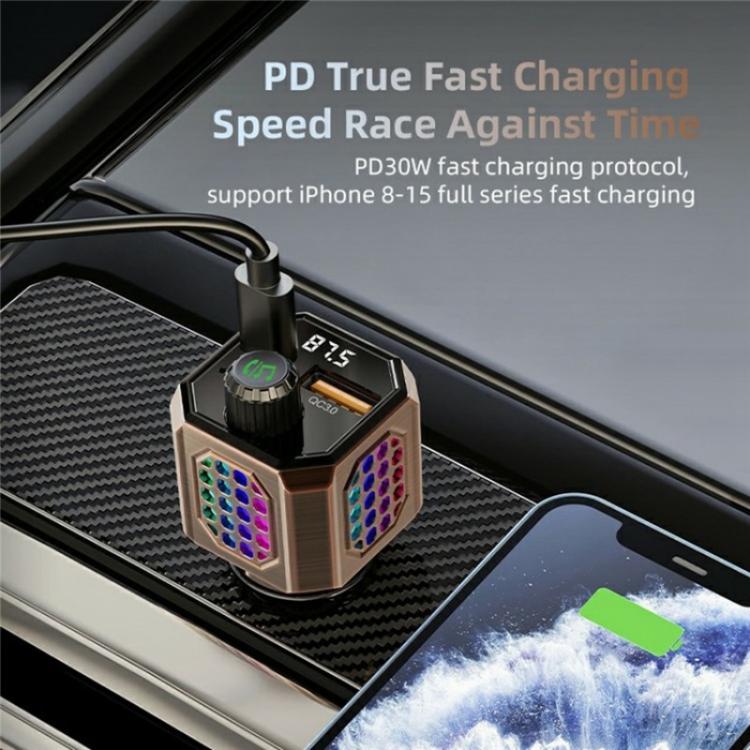 C70 Car Cigarette Lighter Charger Adapter Zinc Alloy PD 30W Fast Charging - Car Charger by buy2fix | Online Shopping UK | buy2fix