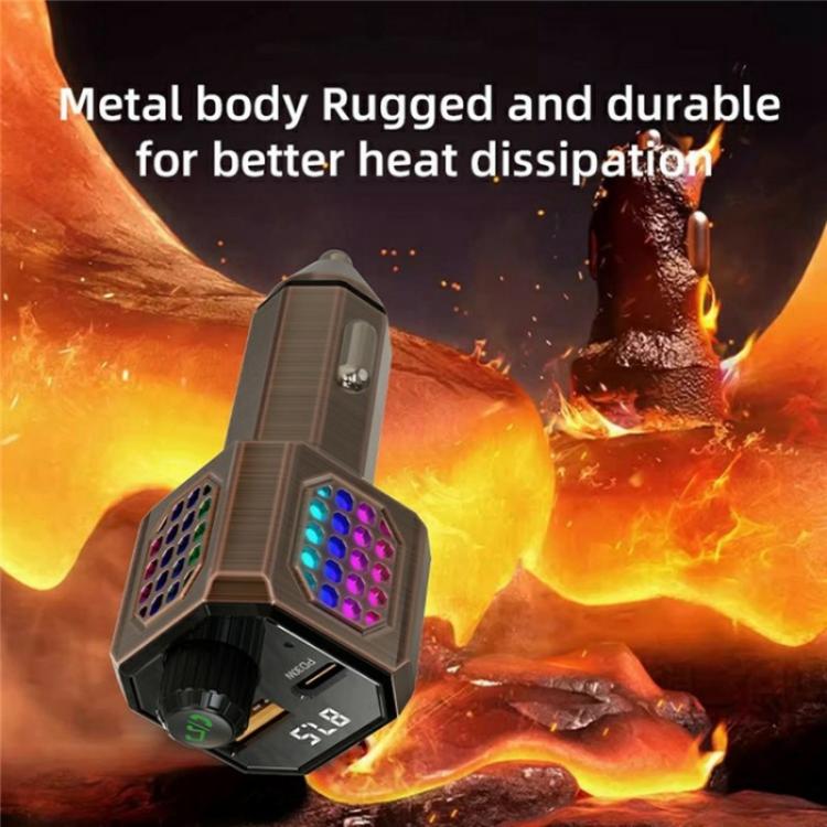 C70 Car Cigarette Lighter Charger Adapter Zinc Alloy PD 30W Fast Charging - Car Charger by buy2fix | Online Shopping UK | buy2fix