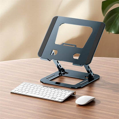 J30 Portable Desktop Adjustable Foldable Alloy Steel Laptop Cooling Stand(Silver) - Laptop Stand by buy2fix | Online Shopping UK | buy2fix