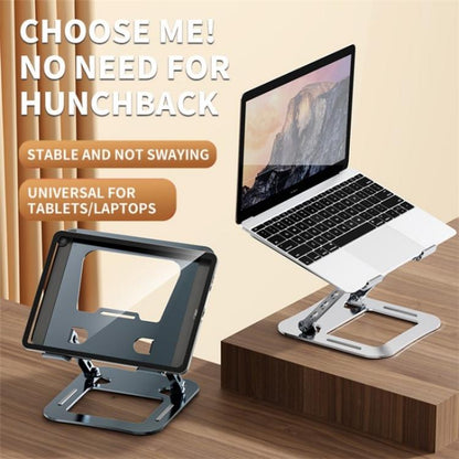 J30 Portable Desktop Adjustable Foldable Alloy Steel Laptop Cooling Stand(Silver) - Laptop Stand by buy2fix | Online Shopping UK | buy2fix