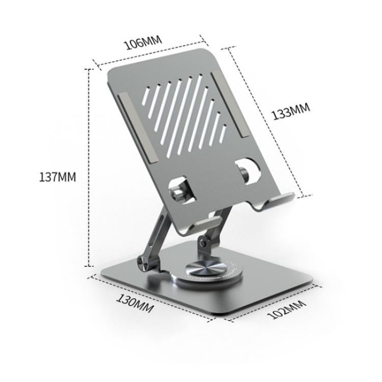 L8 2 in 1 360 Degree Rotating Foldable Desktop Phone Tablet Metal Cooling Holder - Desktop Holder by buy2fix | Online Shopping UK | buy2fix