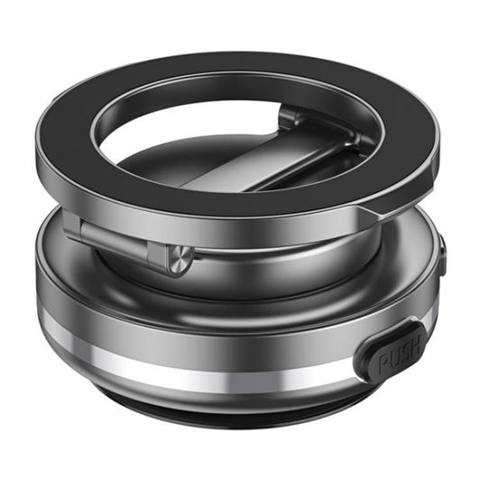 C7 Multifunctional Magnetic Phone Holder Rotatable Folding Auto Vacuum Suction Cup Phone Holder(Silver) - Wireless Charger Holders by buy2fix | Online Shopping UK | buy2fix