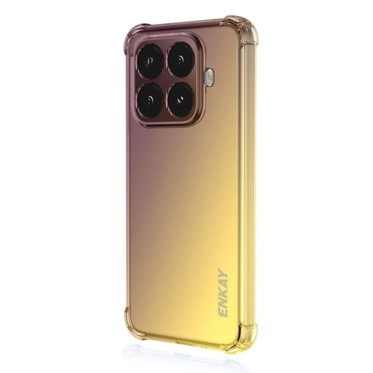 For Xiaomi 15T Pro ENKAY Hat-Prince Gradient Airbag TPU Phone Case(Purple Gold)