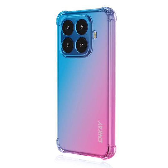 For Xiaomi 15T Pro ENKAY Hat-Prince Gradient Airbag TPU Phone Case(Blue Pink)