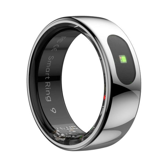 R08 SIZE 8 Smart Ring, Support Heart Rate / Blood Oxygen / Sleep / Multiple Sports Modes(Silver)
