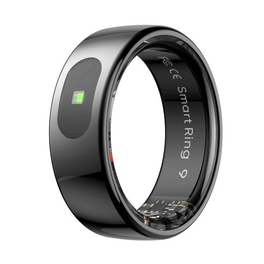 R08 SIZE 9 Smart Ring, Support Heart Rate / Blood Oxygen / Sleep / Multiple Sports Modes(Black) - Smart Rings / Smart Telephones by buy2fix | Online Shopping UK | buy2fix
