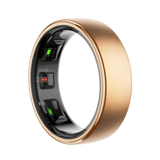 R10 SIZE 10 Smart Ring, Support Heart Rate / Blood Oxygen / Sleep / Multiple Sports Modes(Rose Gold)