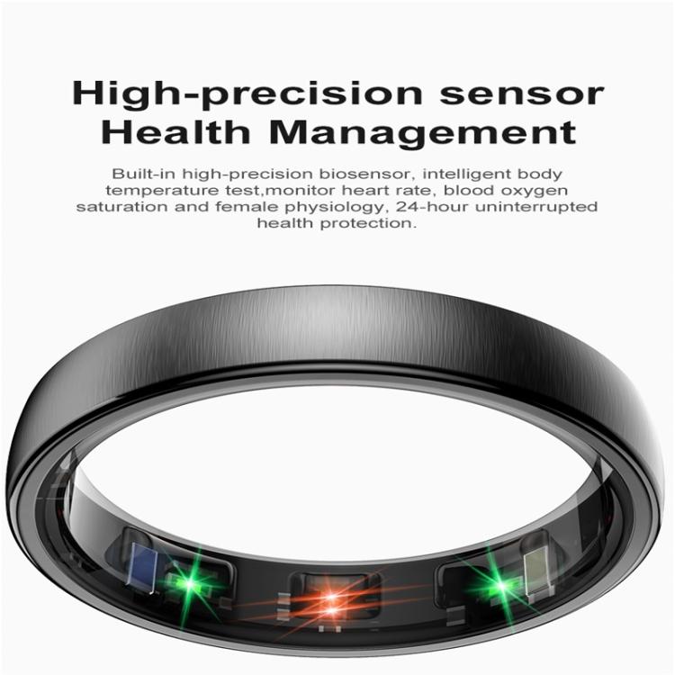 R10 SIZE 14 Smart Ring, Support Heart Rate / Blood Oxygen / Sleep / Multiple Sports Modes(Black) - Smart Rings / Smart Telephones by buy2fix | Online Shopping UK | buy2fix