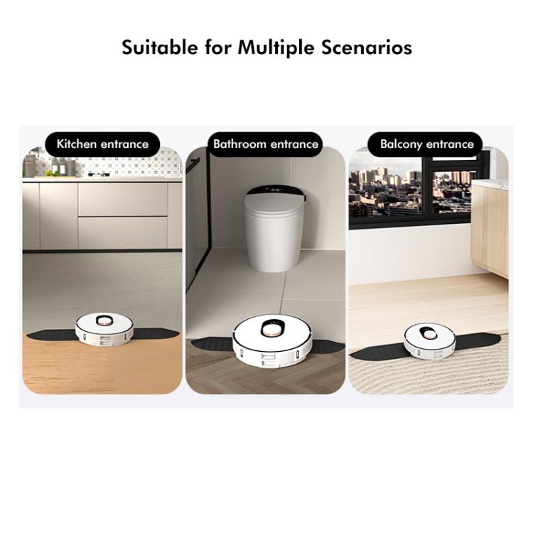 JUNSUNMAY For Ecovacs / iRobot / Mijia / Dreame Sweeping Robot Universal Threshold Bars Ramp Mat(White) - Other Accessories by JUNSUNMAY | Online Shopping UK | buy2fix