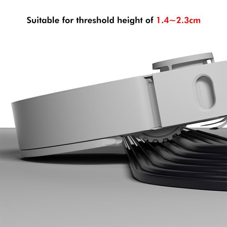 JUNSUNMAY For Ecovacs / iRobot / Mijia / Dreame Sweeping Robot Universal Silicone Threshold Bars Ramp Mat(Black) - Other Accessories by JUNSUNMAY | Online Shopping UK | buy2fix