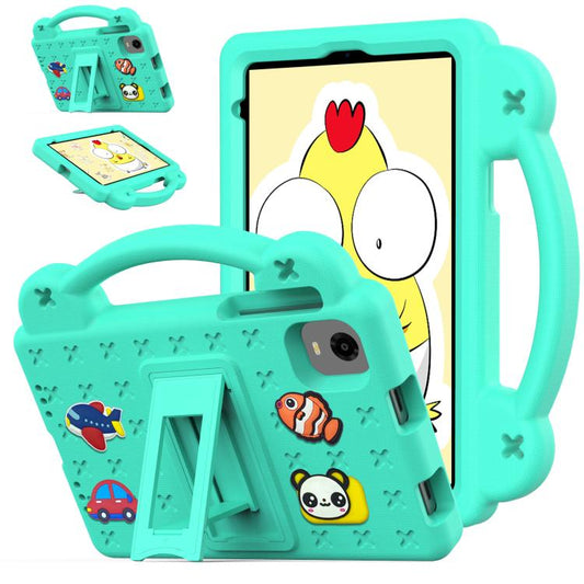 For Alldocube iPlay 60 Mini Pro Handle Kickstand Children EVA Shockproof Tablet Case(Mint Green) - CUBE by buy2fix | Online Shopping UK | buy2fix