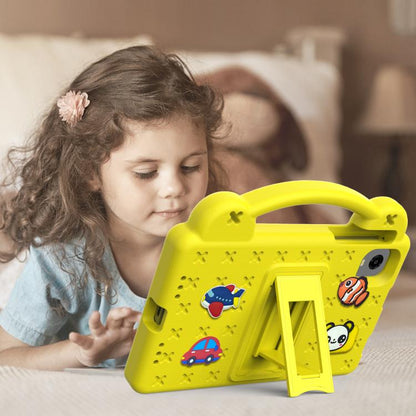 For Alldocube iPlay 60 Mini Pro Handle Kickstand Children EVA Shockproof Tablet Case(Yellow) - CUBE by buy2fix | Online Shopping UK | buy2fix