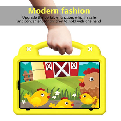 For Alldocube iPlay 60 Mini Pro Handle Kickstand Children EVA Shockproof Tablet Case(Yellow) - CUBE by buy2fix | Online Shopping UK | buy2fix