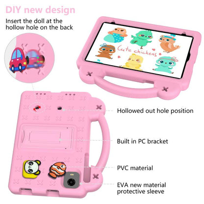 For Alldocube iPlay Mini 2 2024 Handle Kickstand Children EVA Shockproof Tablet Case(Pink) - CUBE by buy2fix | Online Shopping UK | buy2fix