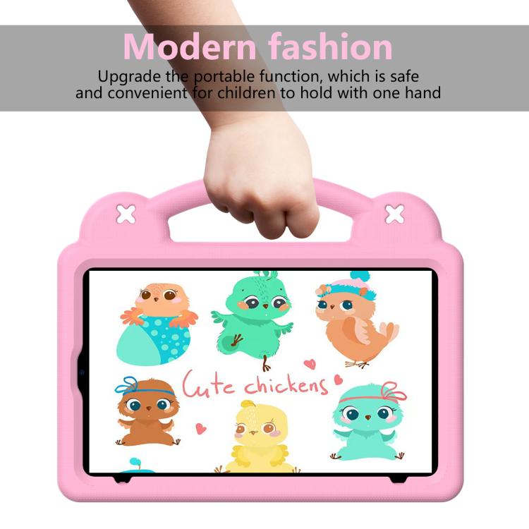 For Alldocube iPlay Mini 2 2024 Handle Kickstand Children EVA Shockproof Tablet Case(Pink) - CUBE by buy2fix | Online Shopping UK | buy2fix