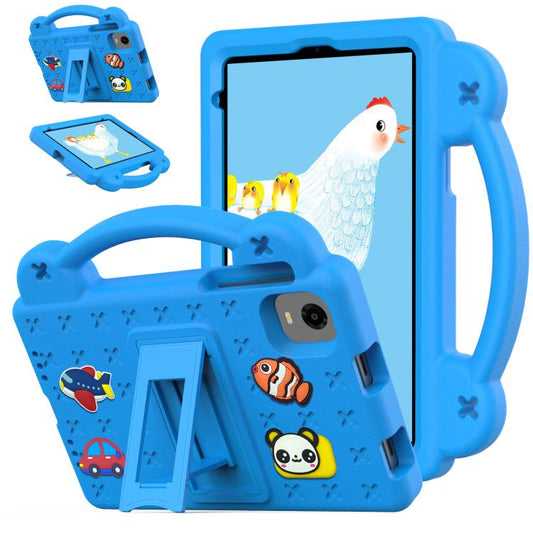 For Alldocube iPlay 60 Mini Turbo 2024 Handle Kickstand Children EVA Shockproof Tablet Case(Sky Blue) - CUBE by buy2fix | Online Shopping UK | buy2fix