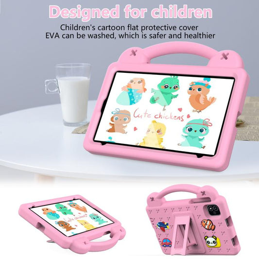 For NEC Lavie Tab T11 T1155 2024 Handle Kickstand Children EVA Shockproof Tablet Case(Pink) - Others by buy2fix | Online Shopping UK | buy2fix