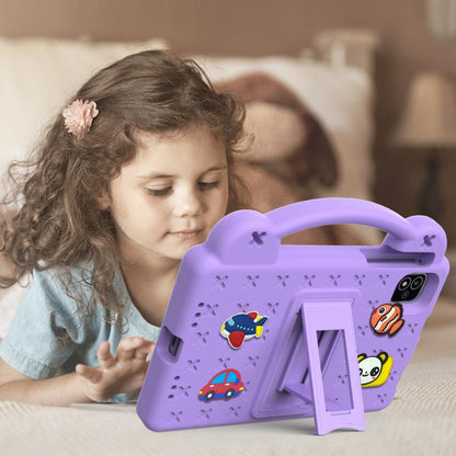 For NEC Lavie Tab T11 T1155 2024 Handle Kickstand Children EVA Shockproof Tablet Case(Light Purple) - Others by buy2fix | Online Shopping UK | buy2fix