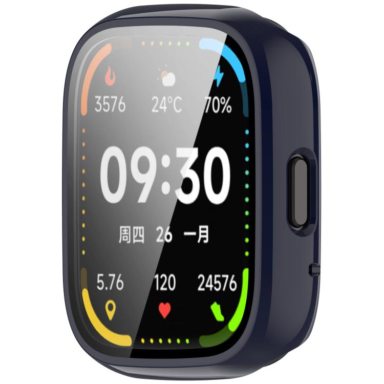 For Lexin Watch 3 Tempered Film Integrated PC Watch Protective Case(Ink Blue) - Watch Case by buy2fix | Online Shopping UK | buy2fix