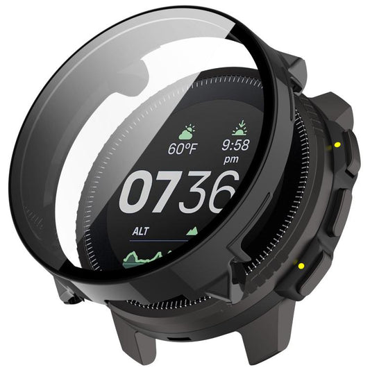 For Suunto Vertical Tempered Film Integrated PC Watch Protective Case(Black) - Watch Case by buy2fix | Online Shopping UK | buy2fix