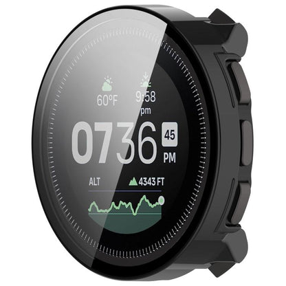 For Suunto Vertical Tempered Film Integrated PC Watch Protective Case(Black) - Watch Case by buy2fix | Online Shopping UK | buy2fix