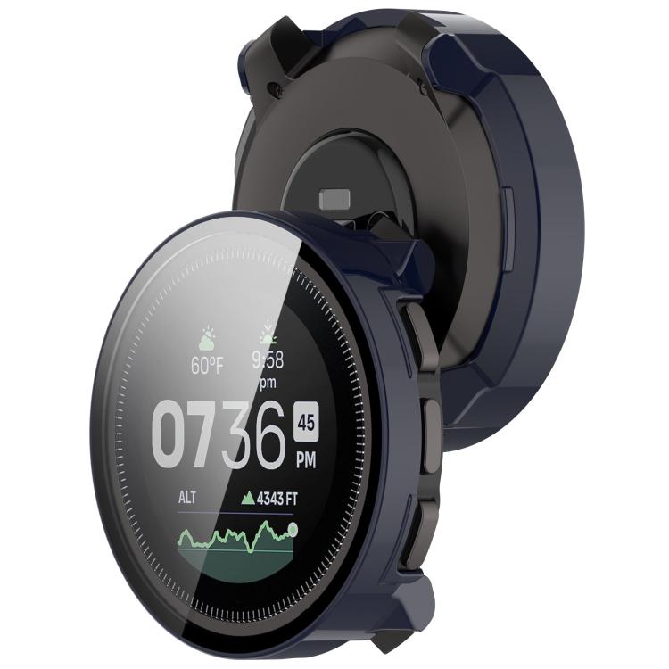 For Suunto Vertical Tempered Film Integrated PC Watch Protective Case(Ink Blue) - Watch Case by buy2fix | Online Shopping UK | buy2fix