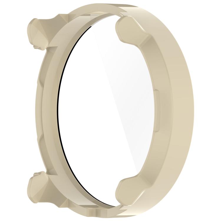For Suunto Vertical Tempered Film Integrated PC Watch Protective Case(Ivory White) - Watch Case by buy2fix | Online Shopping UK | buy2fix