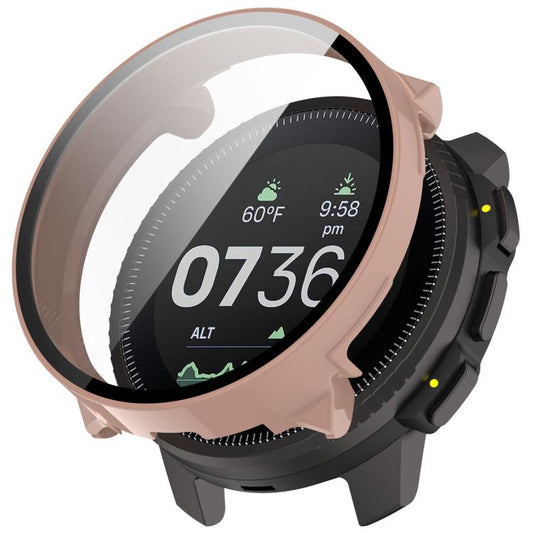For Suunto Vertical Tempered Film Integrated PC Watch Protective Case(Cherry Pink) - Watch Case by buy2fix | Online Shopping UK | buy2fix