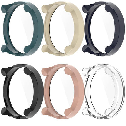 For Suunto Vertical Tempered Film Integrated PC Watch Protective Case(Ivory White) - Watch Case by buy2fix | Online Shopping UK | buy2fix