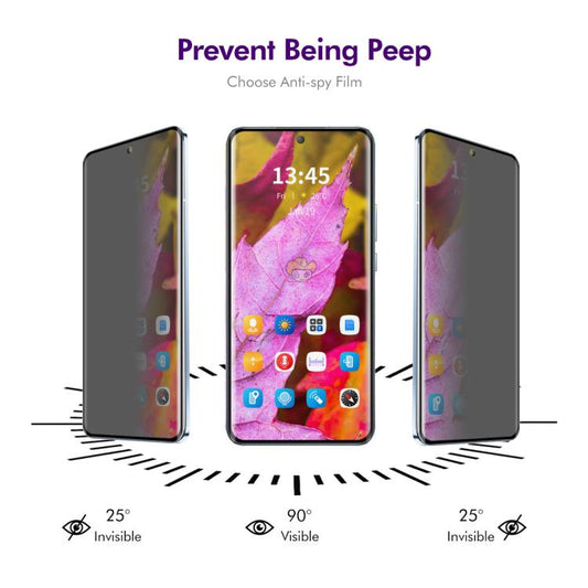 For vivo S20 Pro / X200 ENKAY Hat-Prince Heat Bending Privacy Screen Tempered Glass Film - X200 Tempered Glass by ENKAY | Online Shopping UK | buy2fix