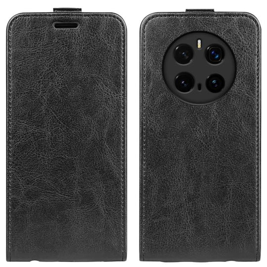 For Honor Magic7 Pro R64 Texture Single Vertical Flip Leather Phone Case(Black)