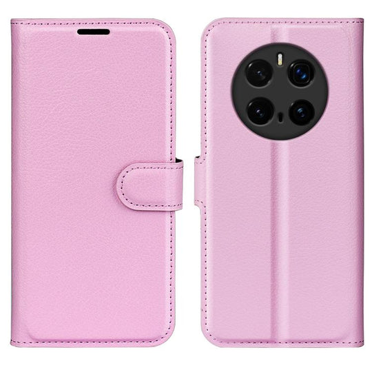For Honor Magic7 Pro Litchi Texture Horizontal Flip Leather Phone Case with Holder(Pink)