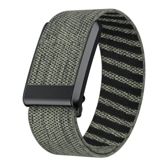 For WHOOP 4.0 Elastic Force Decorative Design Nylon Watch Band(Gray Green)