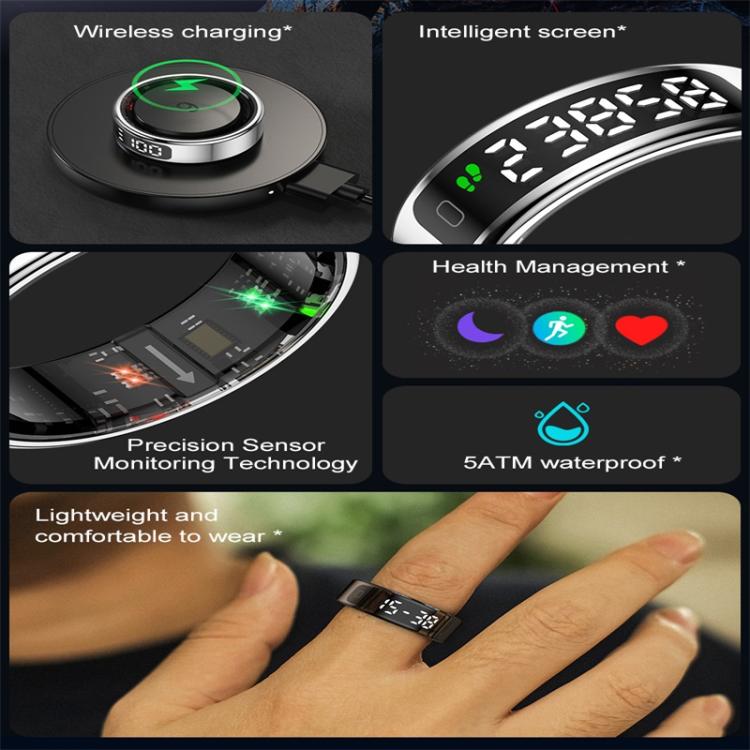 R11 SIZE 10 Smart Ring, Support Heart Rate / Blood Oxygen / Sleep / Multiple Sports Modes(Rose Gold) - Smart Rings / Smart Telephones by buy2fix | Online Shopping UK | buy2fix