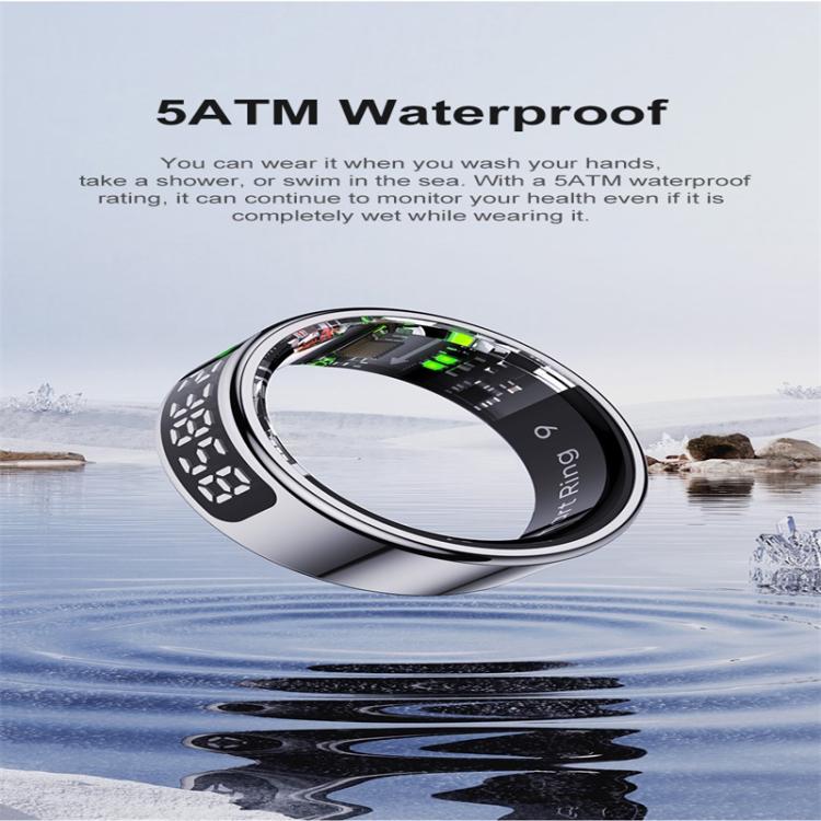 R11 SIZE 10 Smart Ring, Support Heart Rate / Blood Oxygen / Sleep / Multiple Sports Modes(Silver) - Smart Rings / Smart Telephones by buy2fix | Online Shopping UK | buy2fix